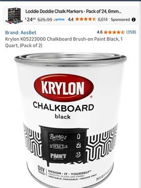 Chalkboard Paint - Black